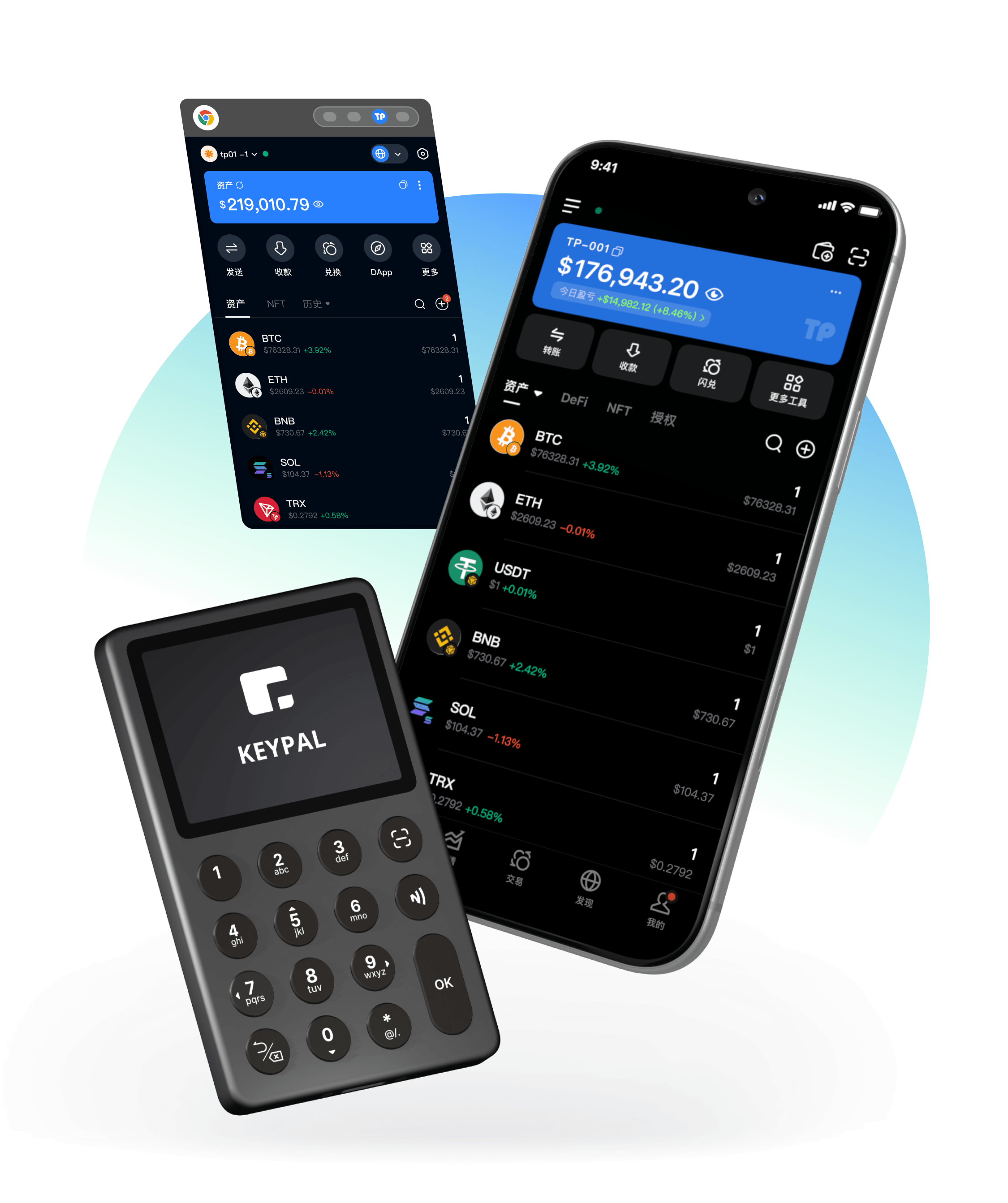 TokenPocket 數字資產錢包 Web3 主視覺